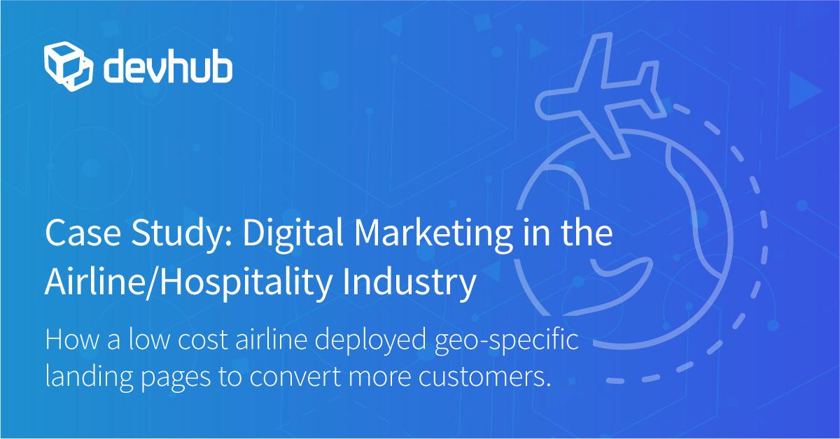 hospitality digital marketing airline industry